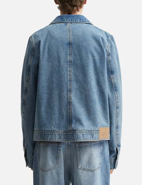 Contrasted Ami De Coeur Zipped Jacket view 12