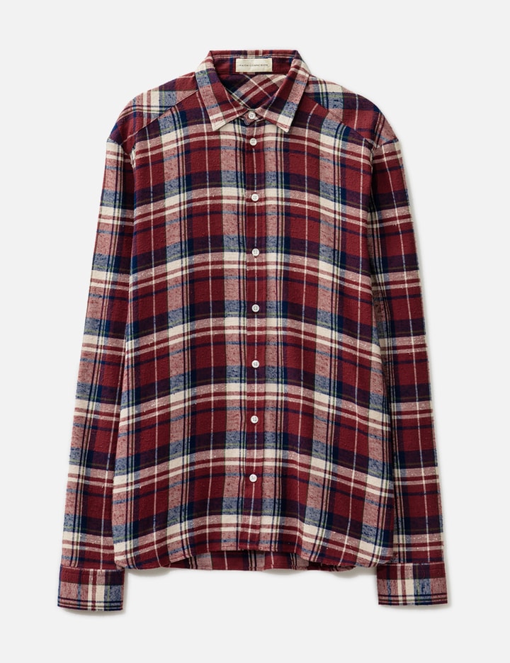 Faith Connexion Checked Shirt In Blue
