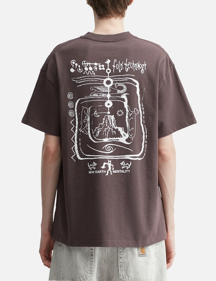 Brain Dead Ancient Knowledge T-shirt In Brown