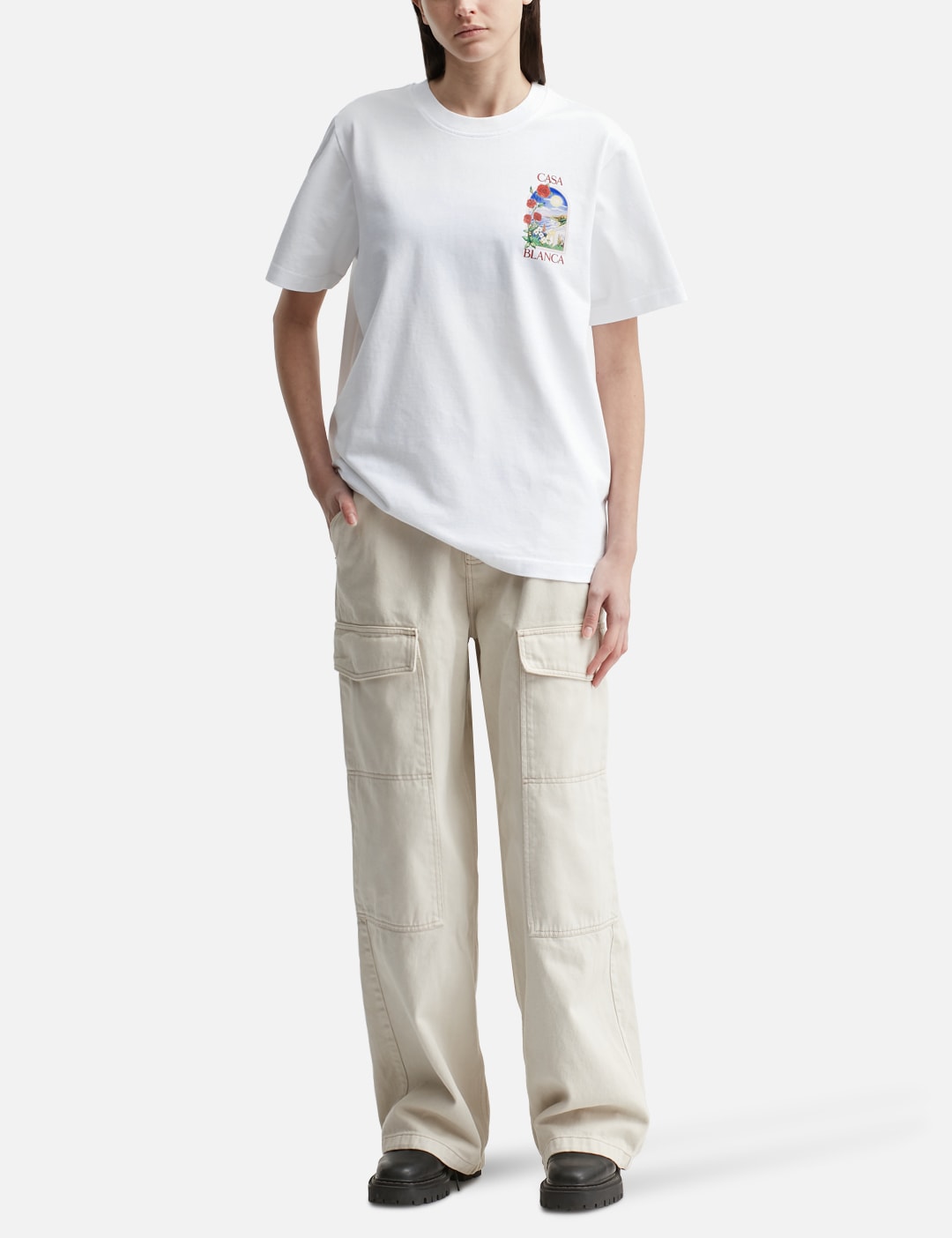 Loewe - ショート オーバーサイズ アナグラム Tシャツ | HBX - ハイプ 
