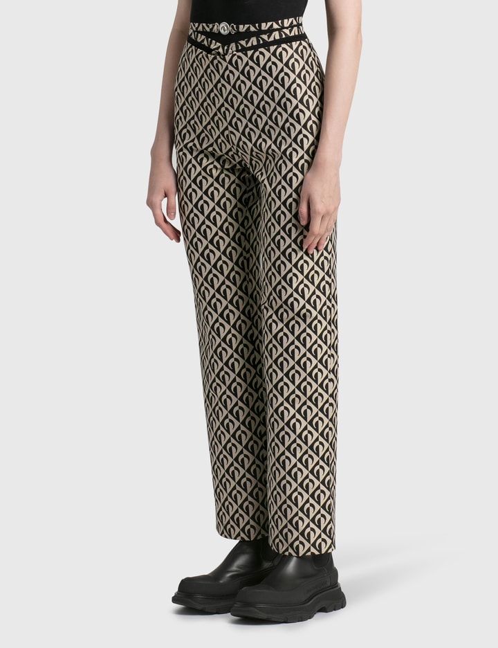 Moon Lozenge Strapped Waist Trousers Placeholder Image