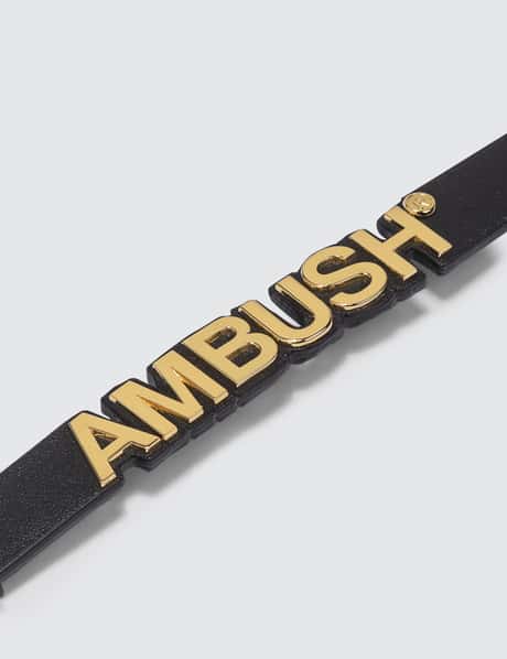 AMBUSH® - Leather Nameplate Bracelet | HBX - Globally Curated 