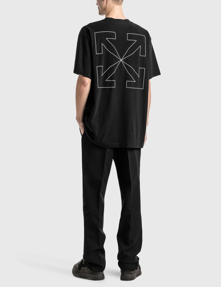 Outline Arrow Over T-shirt Placeholder Image
