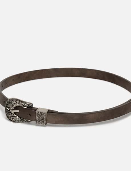Western Woven Leather Belt view 6