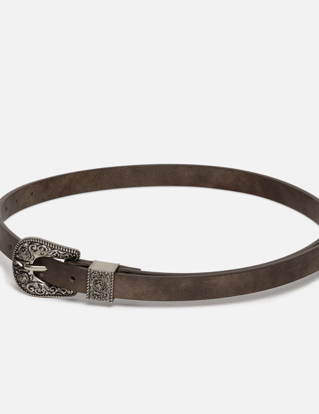 Western Woven Leather Belt view 7