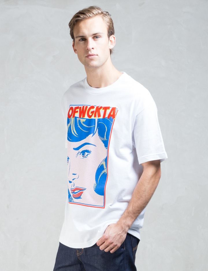 Blue Hair Lady Dot Face S/S T-shirt Placeholder Image