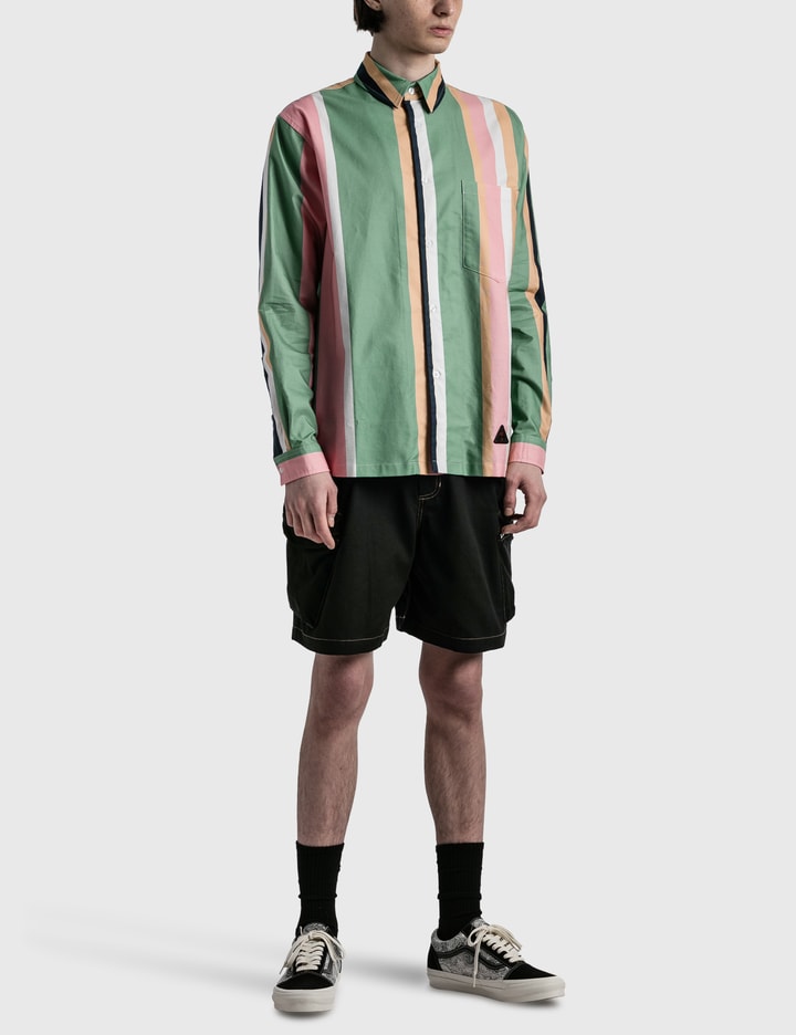Maestro Striped Oxford Shirt Placeholder Image