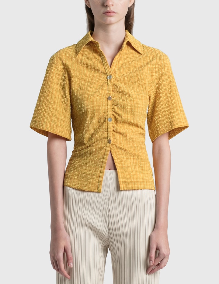 Staff Checked Seersucker Shirt Placeholder Image