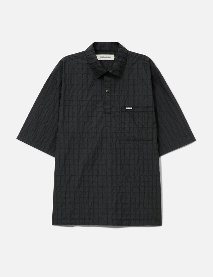 Metalwood Studio Oversized Snap Top Polo