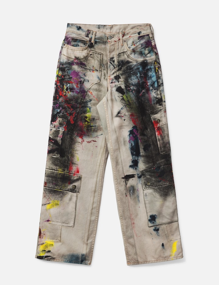 Acne Studios Loose Fit Jeans 1981 In Multi