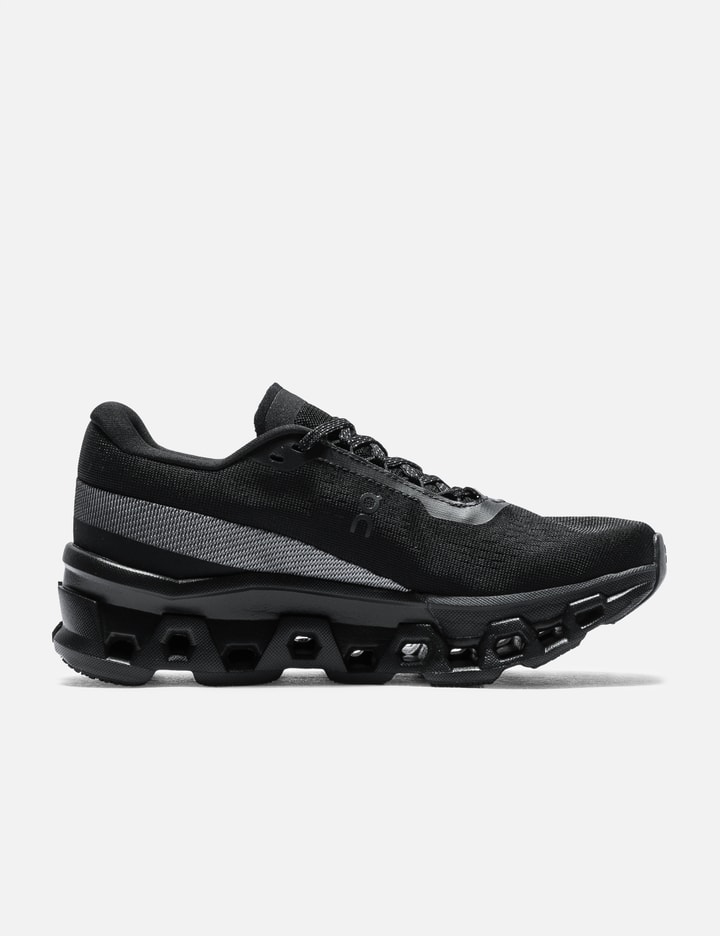 On Cloudmster 2 Rubber-trimmed Mesh Sneakers In Black