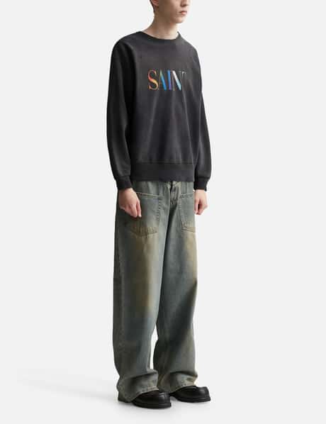 Saint Michael - Saint Mxxxxxx Rainbow Saint Sweat Shirt | HBX