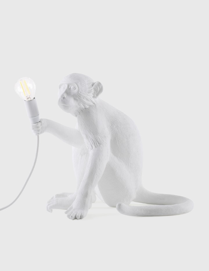 The Monkey Lamp White Sitting Version Placeholder Image