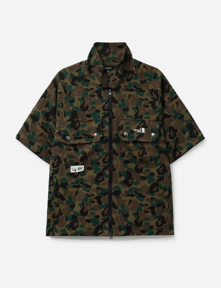 BAPE Kazuki Kuraishi Pixelate Camo Detachable Zip Jacket