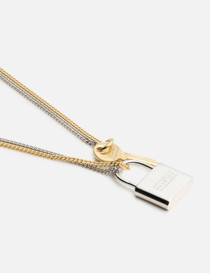MM6 Maison Margiela Lock & Key Necklace