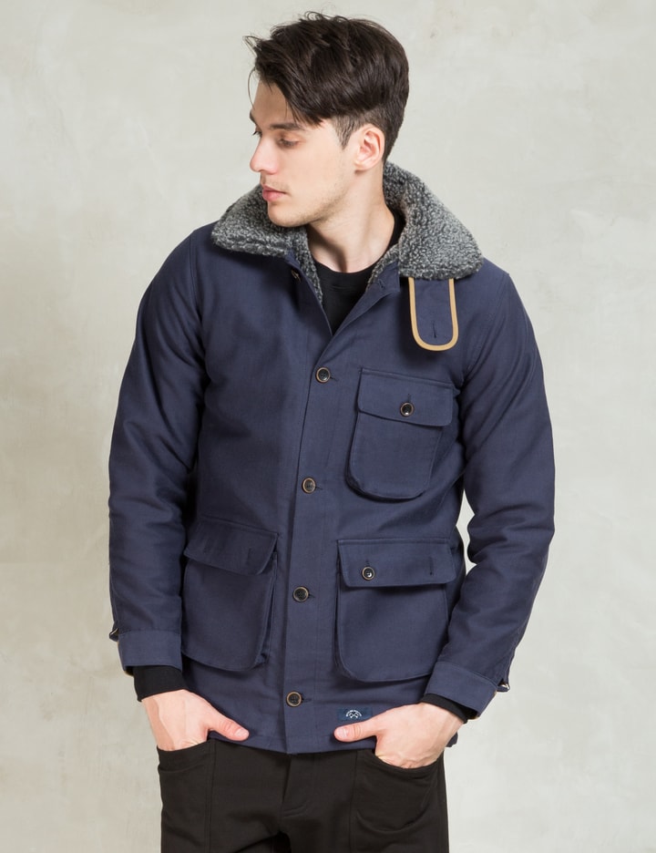Blue Fur Collar Safari Jacket Placeholder Image