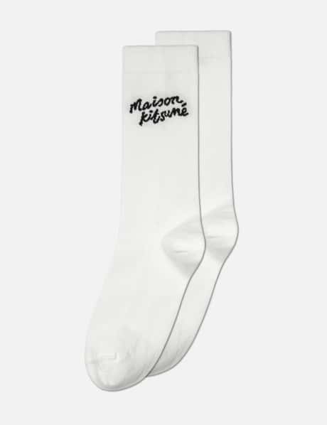 Maison Kitsuné MAISON KITSUNE HANDWRITING SOCKS