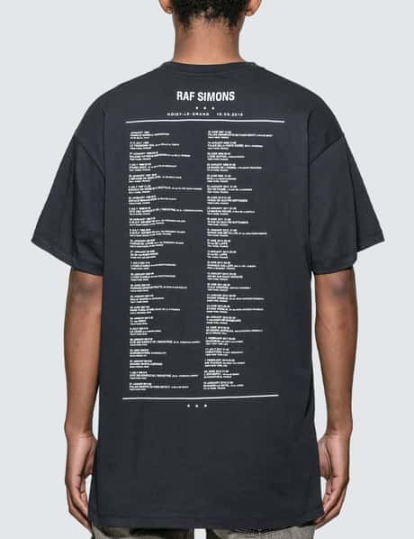 Raf Simons - Antwerp Tour T-shirt | HBX - Globally Curated Fashion  