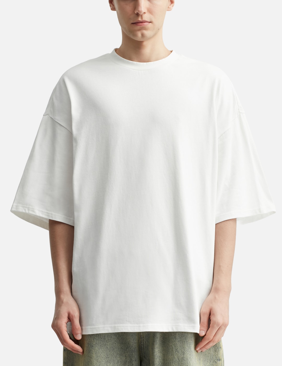 Heavy Boxy Tee White view 18