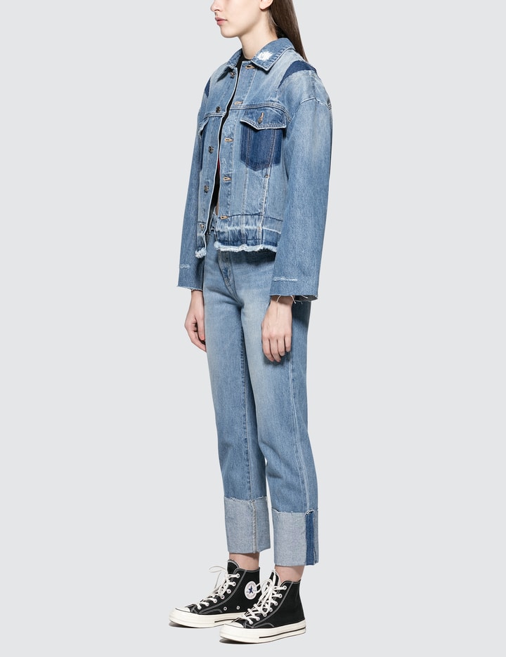 Bottom Cut Off Denim Jacket Placeholder Image