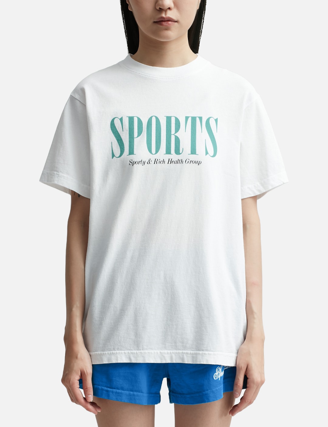 Sporty T-Shirt With Patch - Luxury Blue