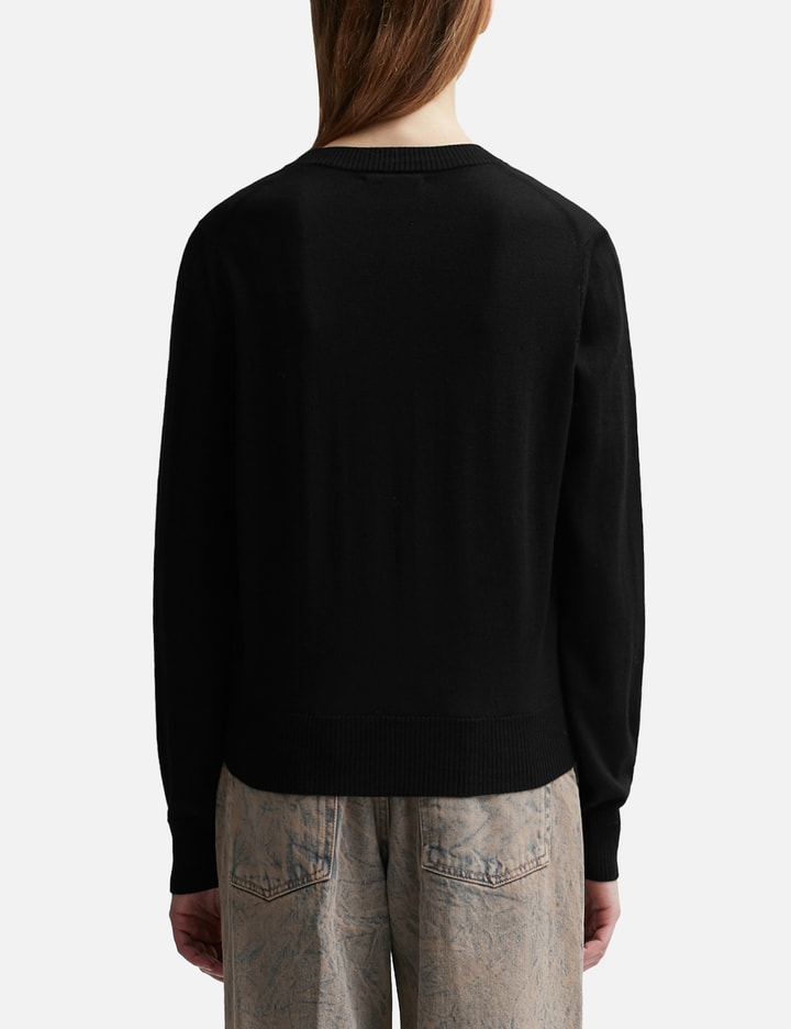 Shop Ami Alexandre Mattiussi Red Ami De Coeur Sweater In Black