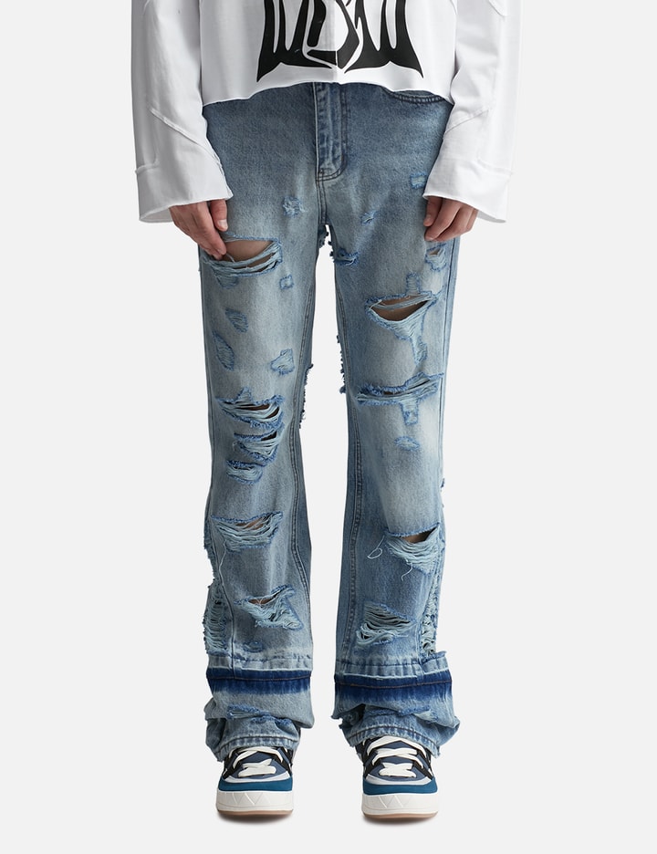 Shop Who Decides War Gnarly Denim In Blue