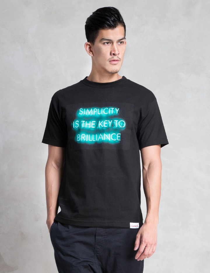 Black Neon Simplicity T-Shirt Placeholder Image