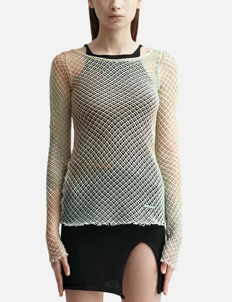 TheOpen Product OMBRE MESH TOP