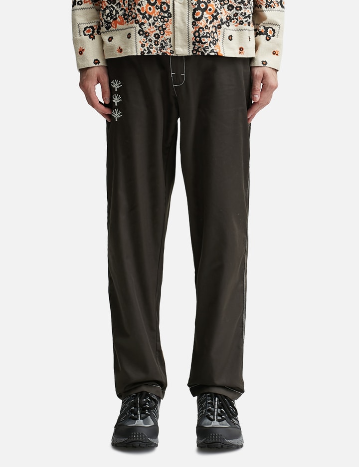 Shajarat Contrast Stitched Chino Trousers Placeholder Image