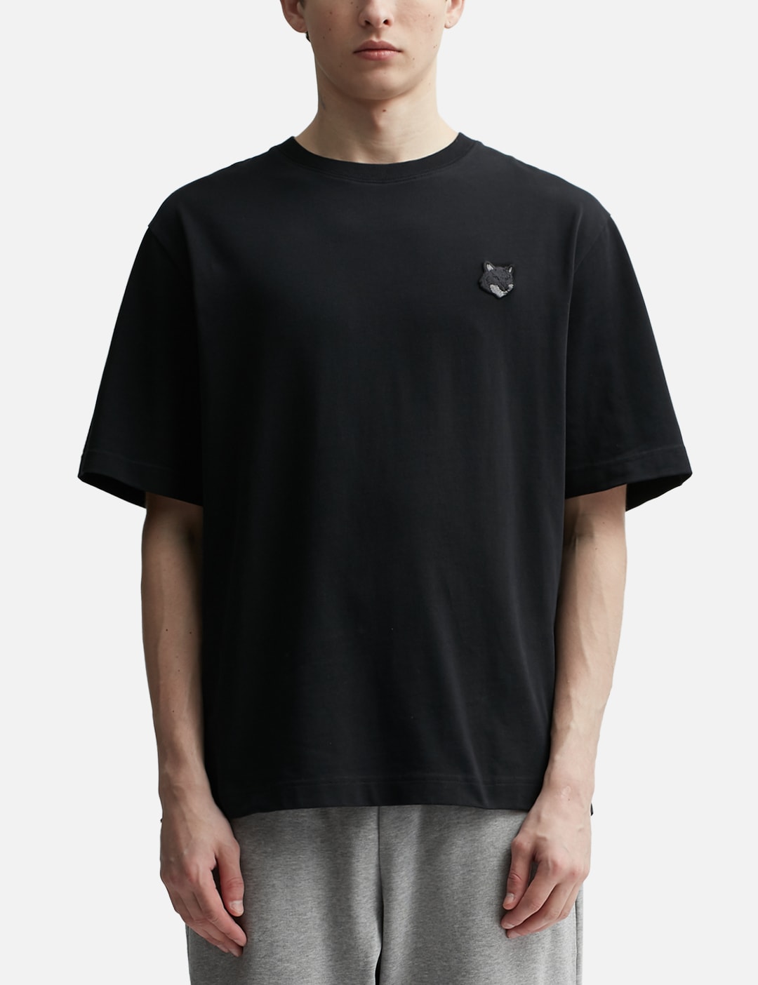 Bold Fox Head Patch Oversize T-Shirt view 11