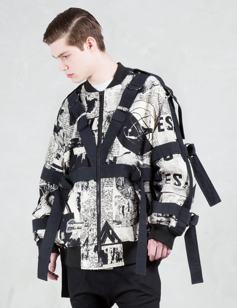 bondage bomber jacket