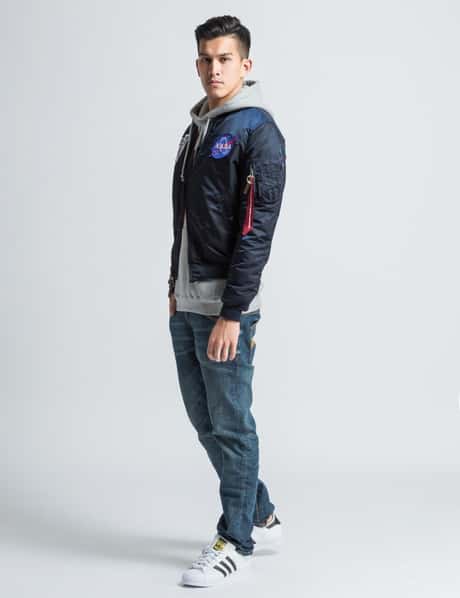 Billionaire Boys Club - Navy ALPHA MA-1 Jacket | HBX - Globally  