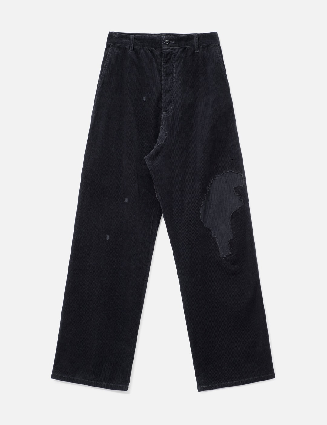 Lax Repaired Black Corduroy