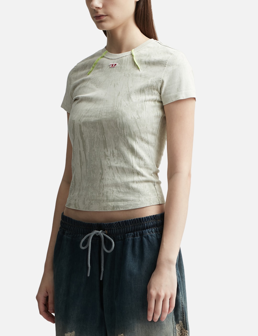 T-Uncutie-Long-N11 Marbled Jersey T-Shirt view 8