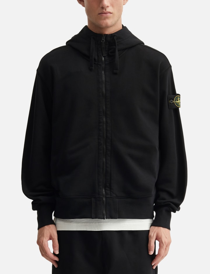 Organic Cotton Fleece Zip-Up Hooded Sweatshirt view 3