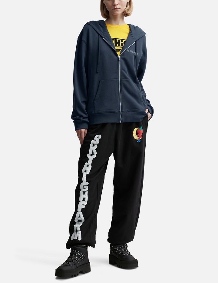 Sky High Farm Workwear Sky High And Sons Zip-up Hoodie In Blue