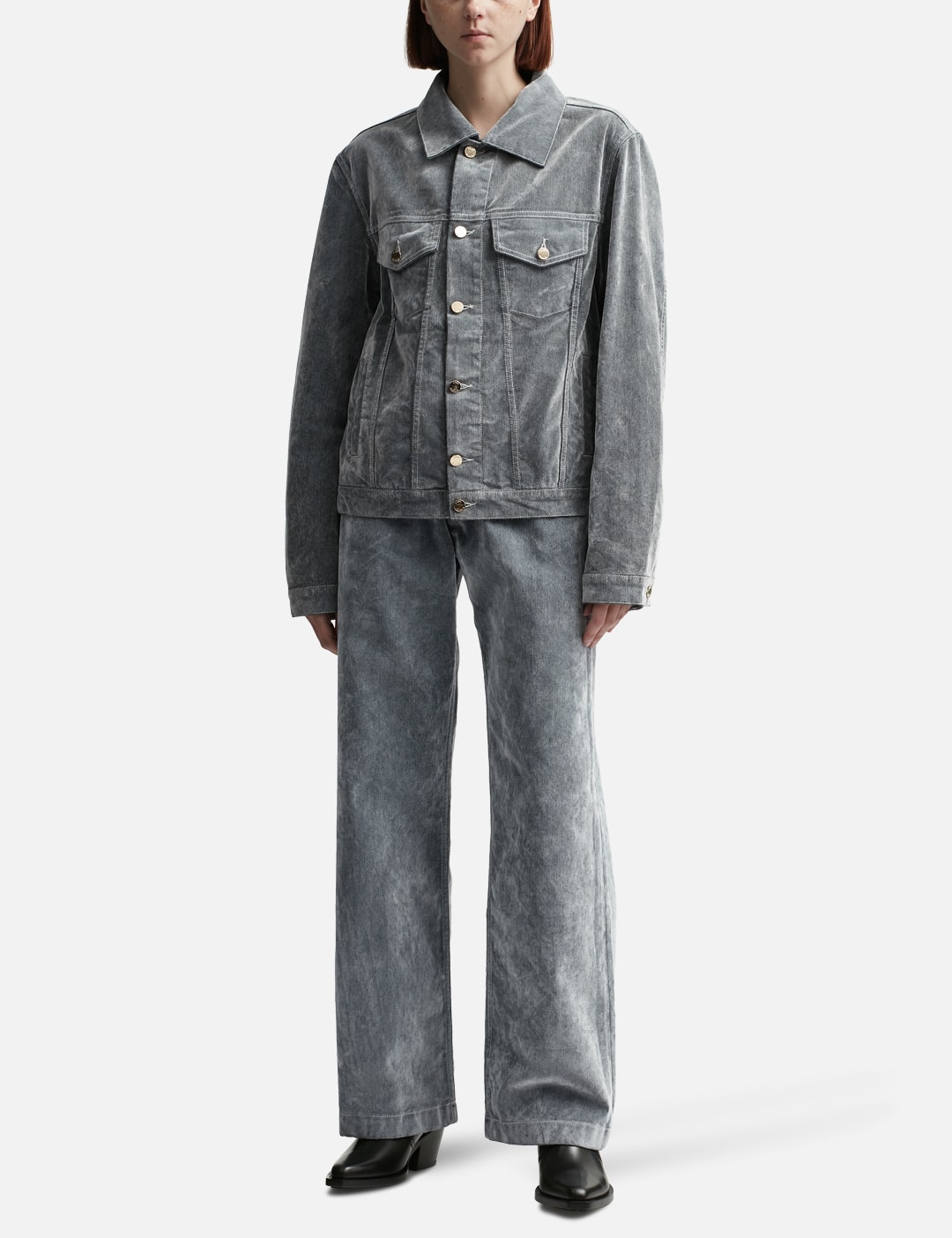 Peach Denim Jacket view 16