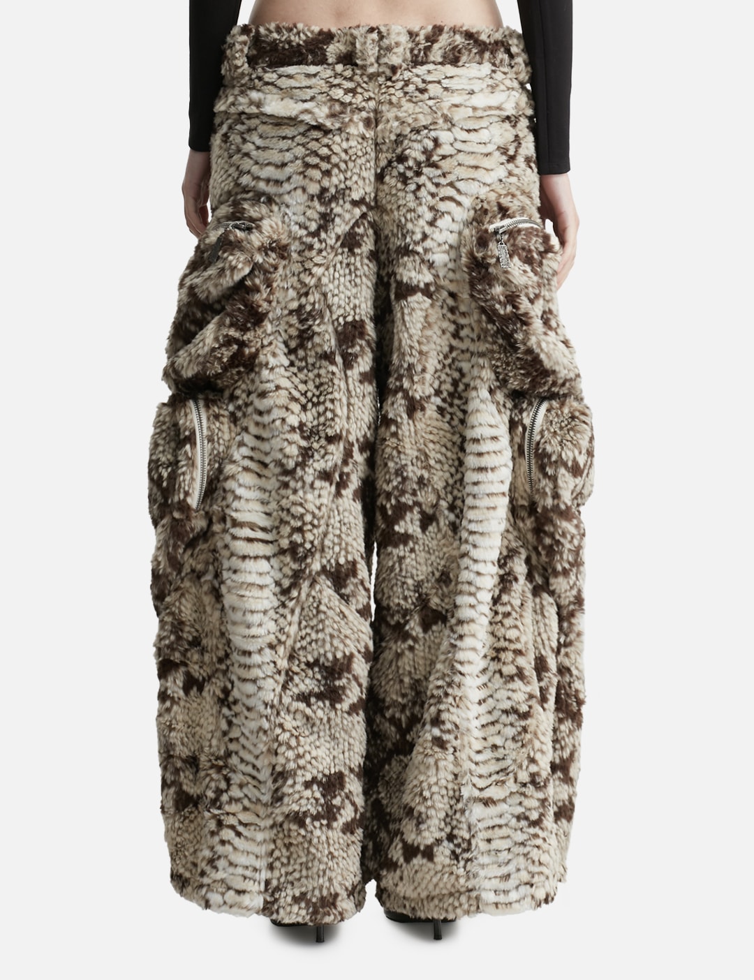 Snakes Pants Faux Fur Pocket Pants view 15