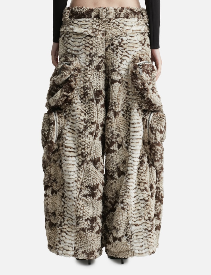 Snakes Pants Faux Fur Pocket Pants view 3