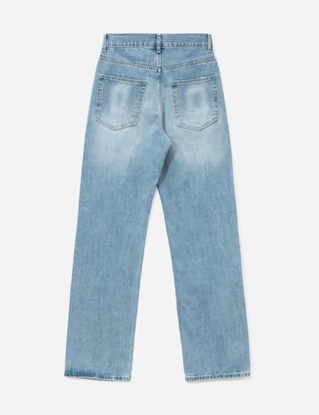 Slim Straight Denim Jeans view 8