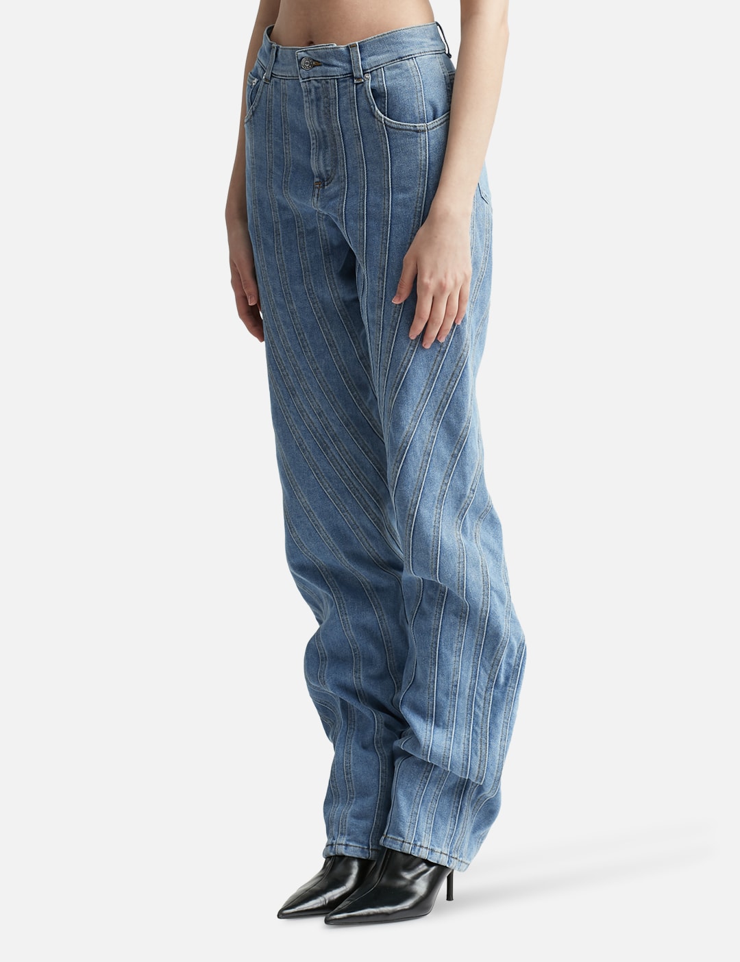 Low Waisted Spiral Jeans view 8