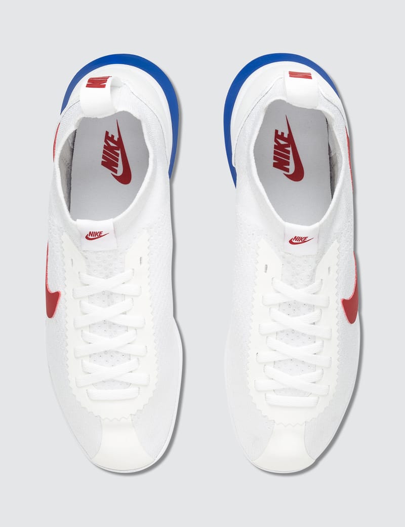 nike cortez flyknit white