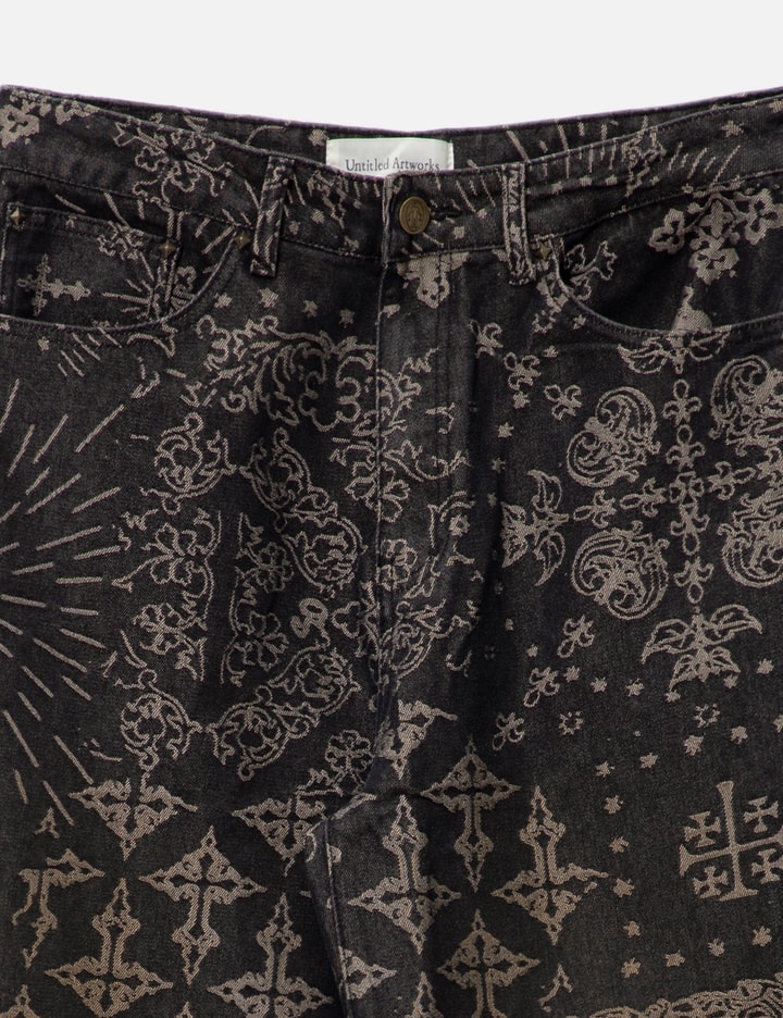 Jacquard Denim Pants Placeholder Image