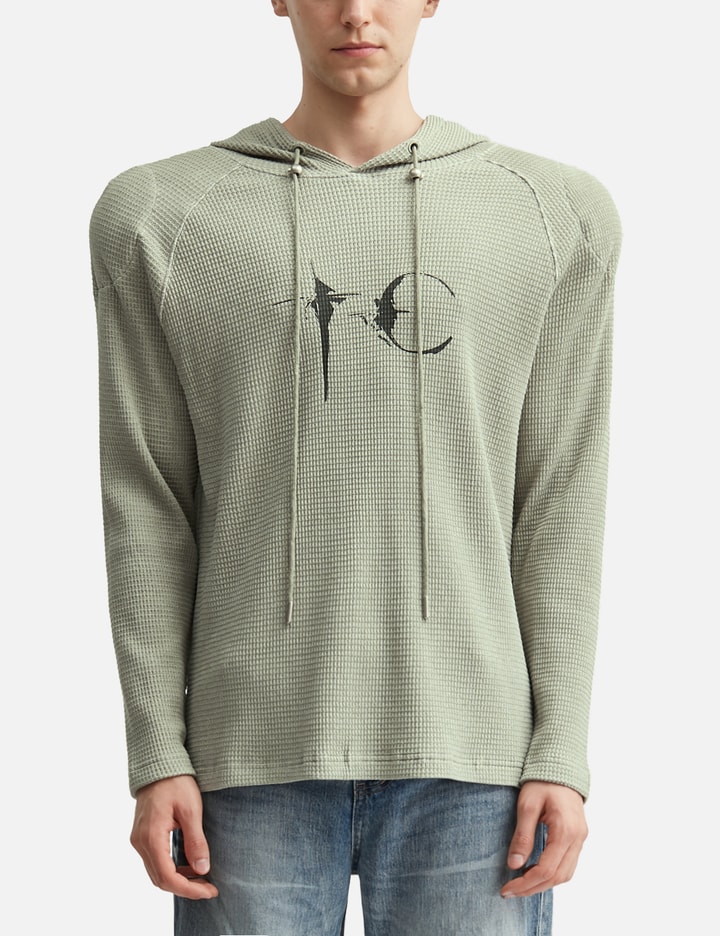 THUG CLUB Bulk Shoulder Waffle Hoodie