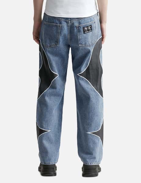 THUG CLUB - TC LEATHER WASHING DENIM PANTS | HBX - Globally 