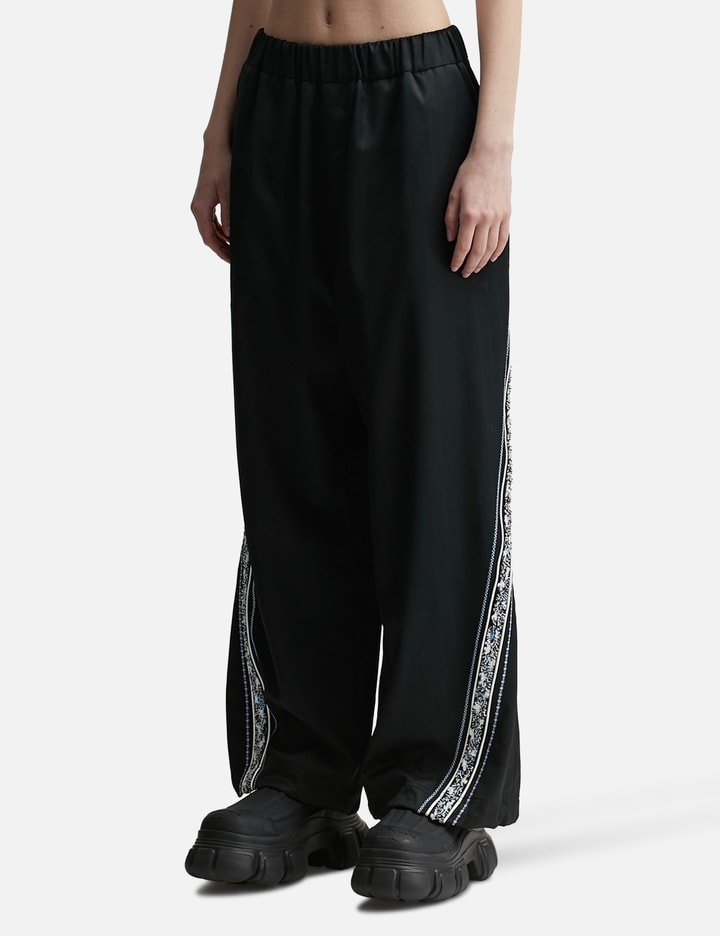 Shop Ader Error Lawn Trousers In Black