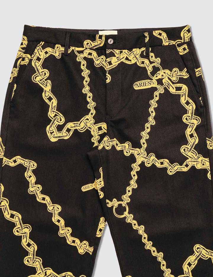Gold Chain Print Chino Pants Placeholder Image