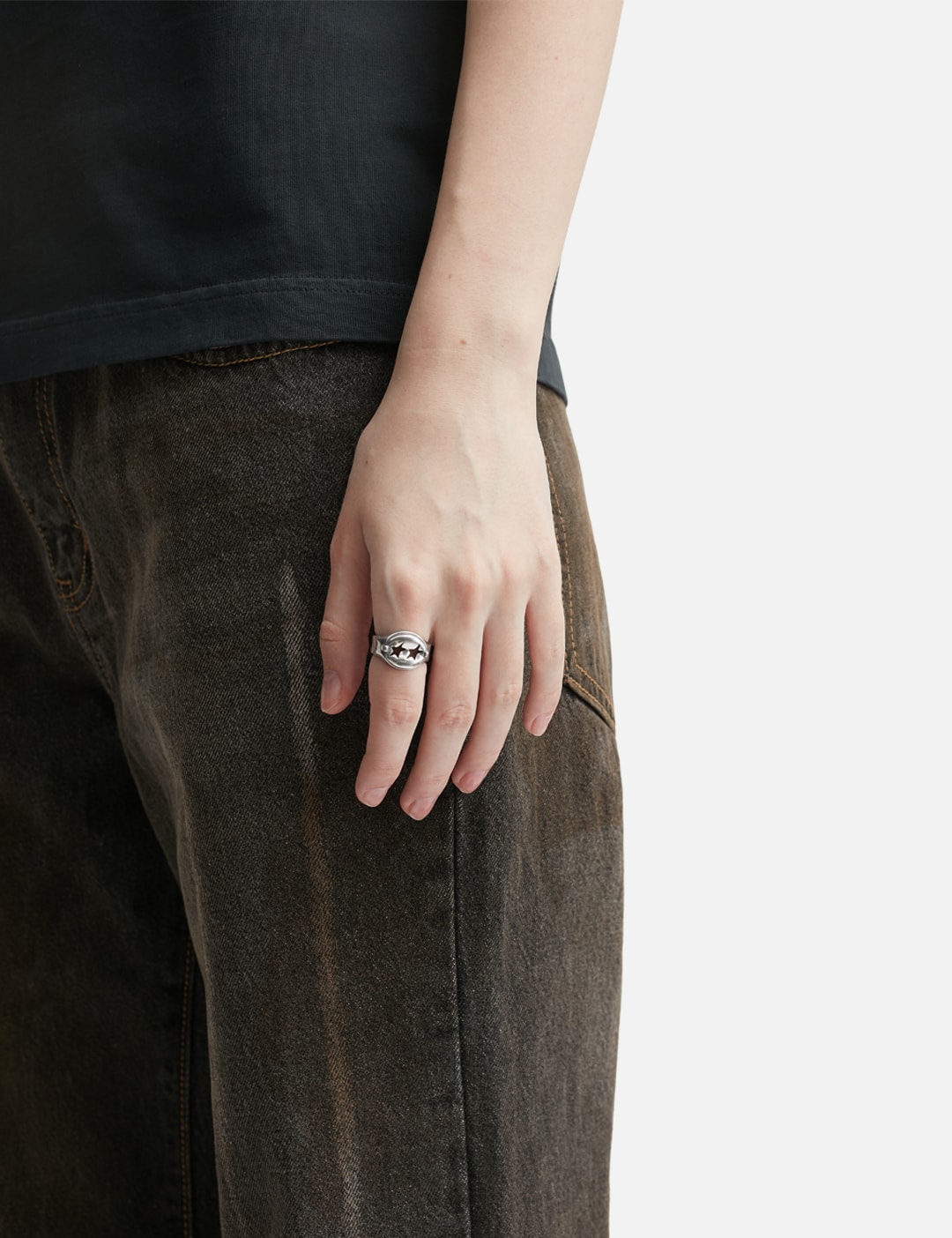 Calabrote Link Signet Ring view 12