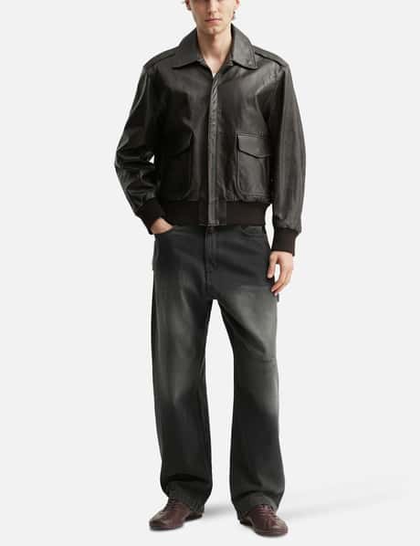 COOR - Vintage Cow Skin A-2 Leather Jacket | HBX
